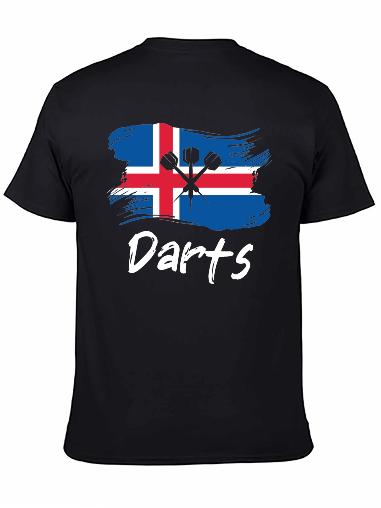 Iceland Darts T-Shirt: Sporty Icelandic Pride Tee