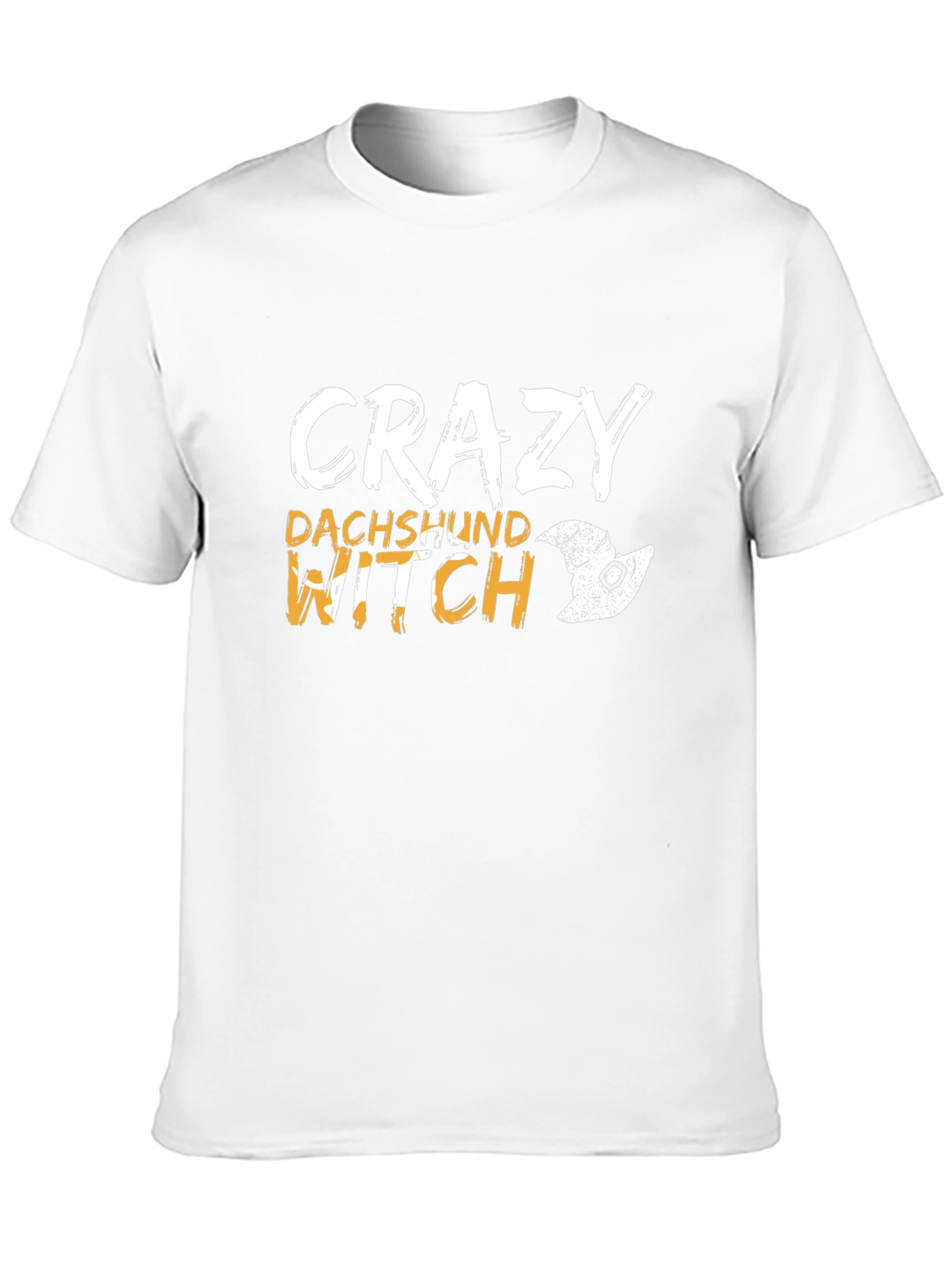 Crazy Dachshund Witch T-Shirt