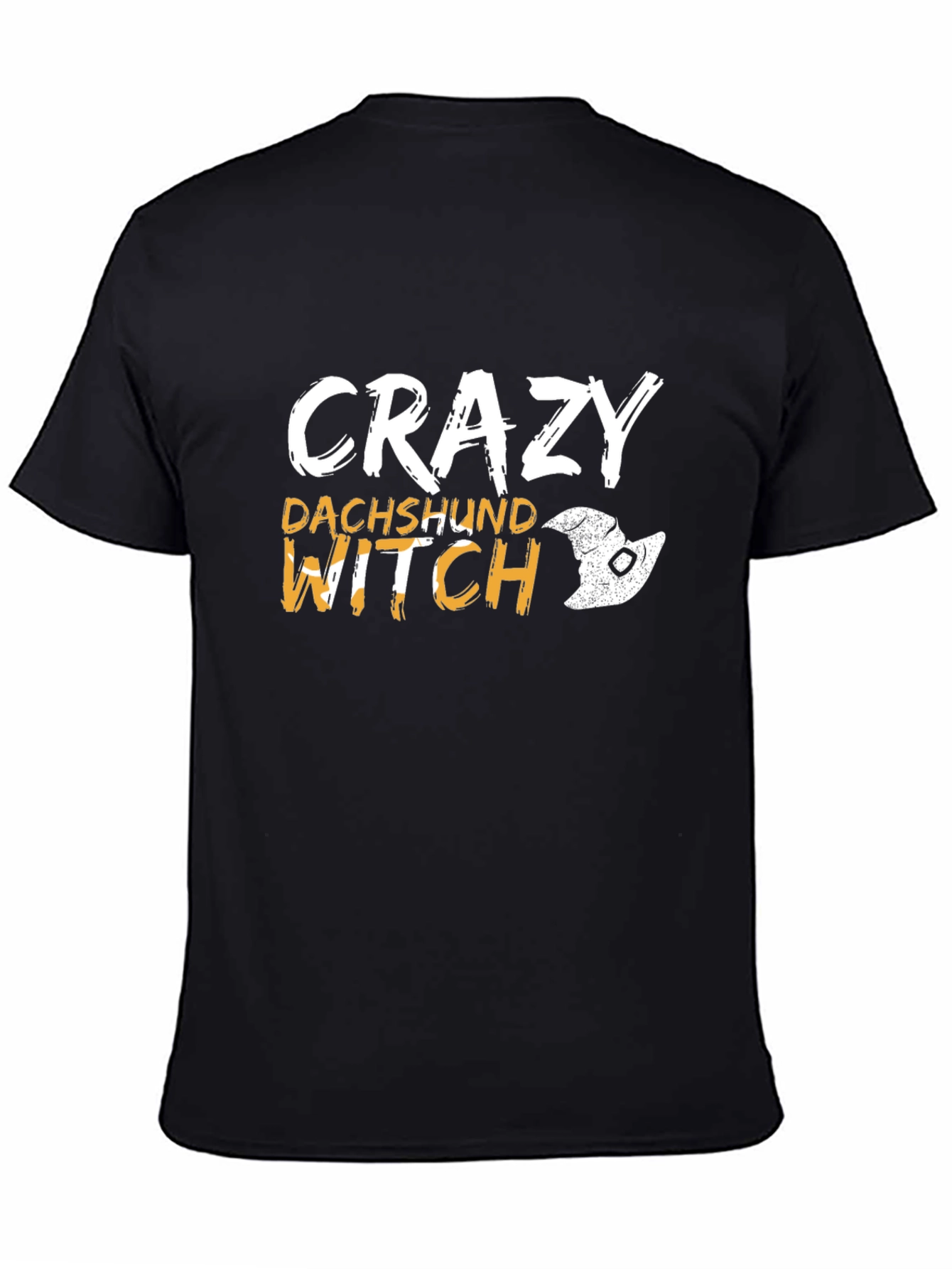 Crazy Dachshund Witch T-Shirt