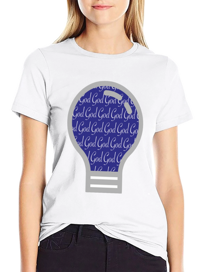 God Lightbulb T-Shirt - Christian Apparel