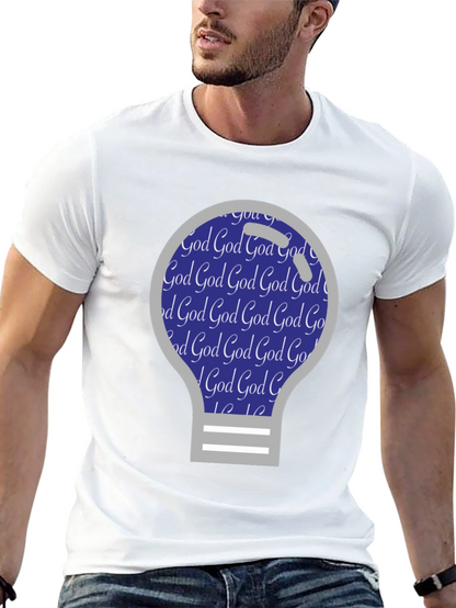 God Lightbulb T-Shirt - Christian Apparel