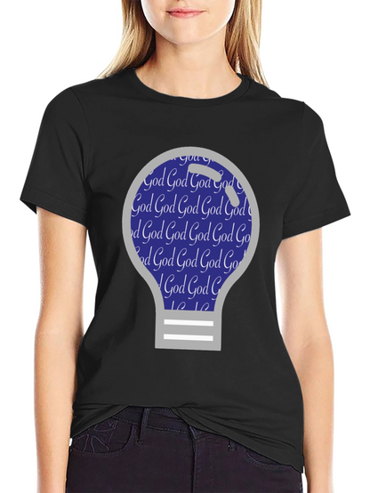 God Lightbulb T-Shirt - Christian Apparel
