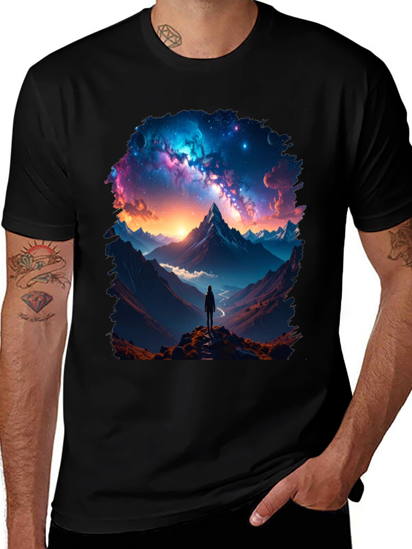 Cosmic Mountain Adventure T-Shirt