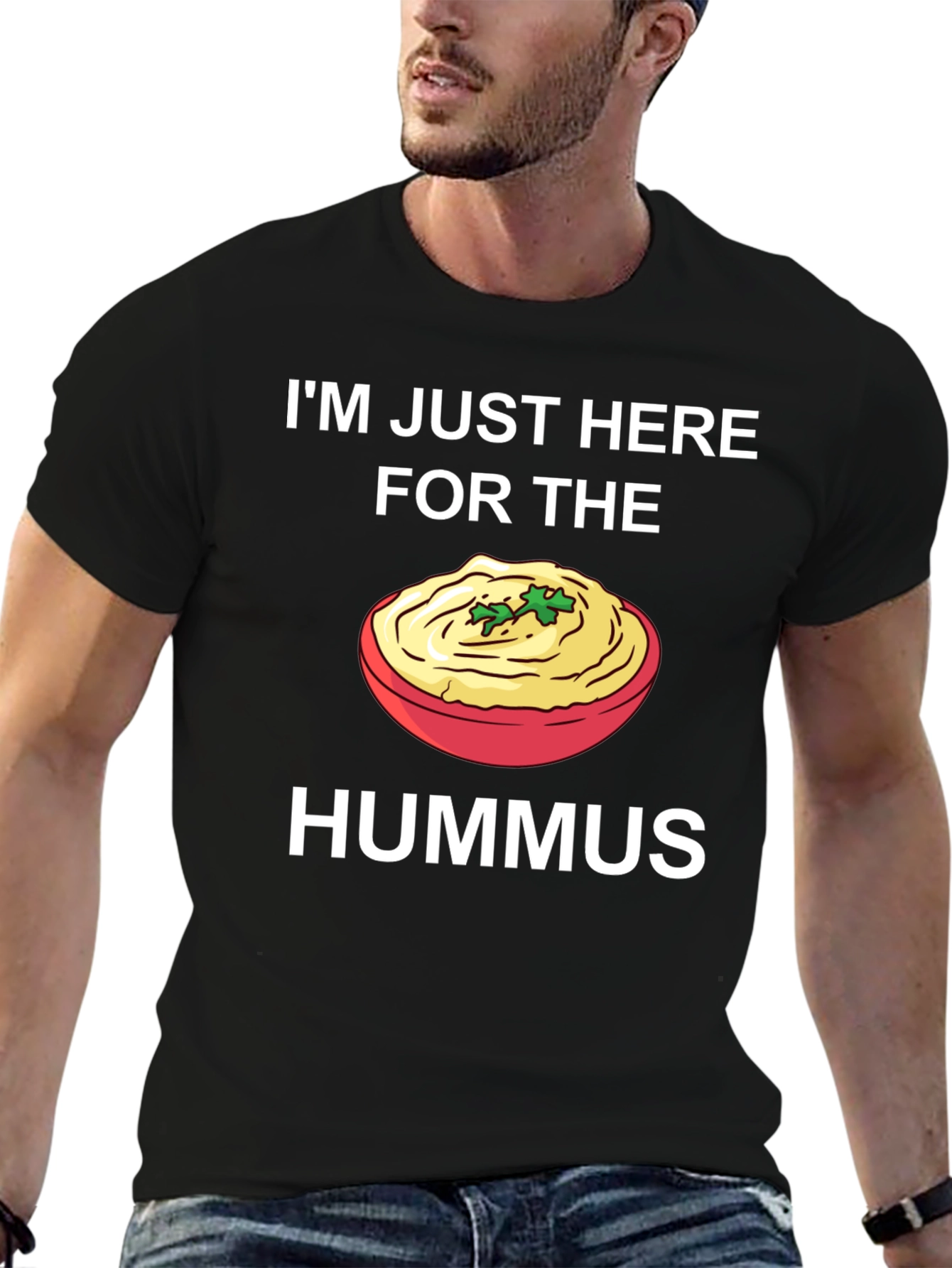 Hummus Lover T-Shirt - Funny Foodie Tee