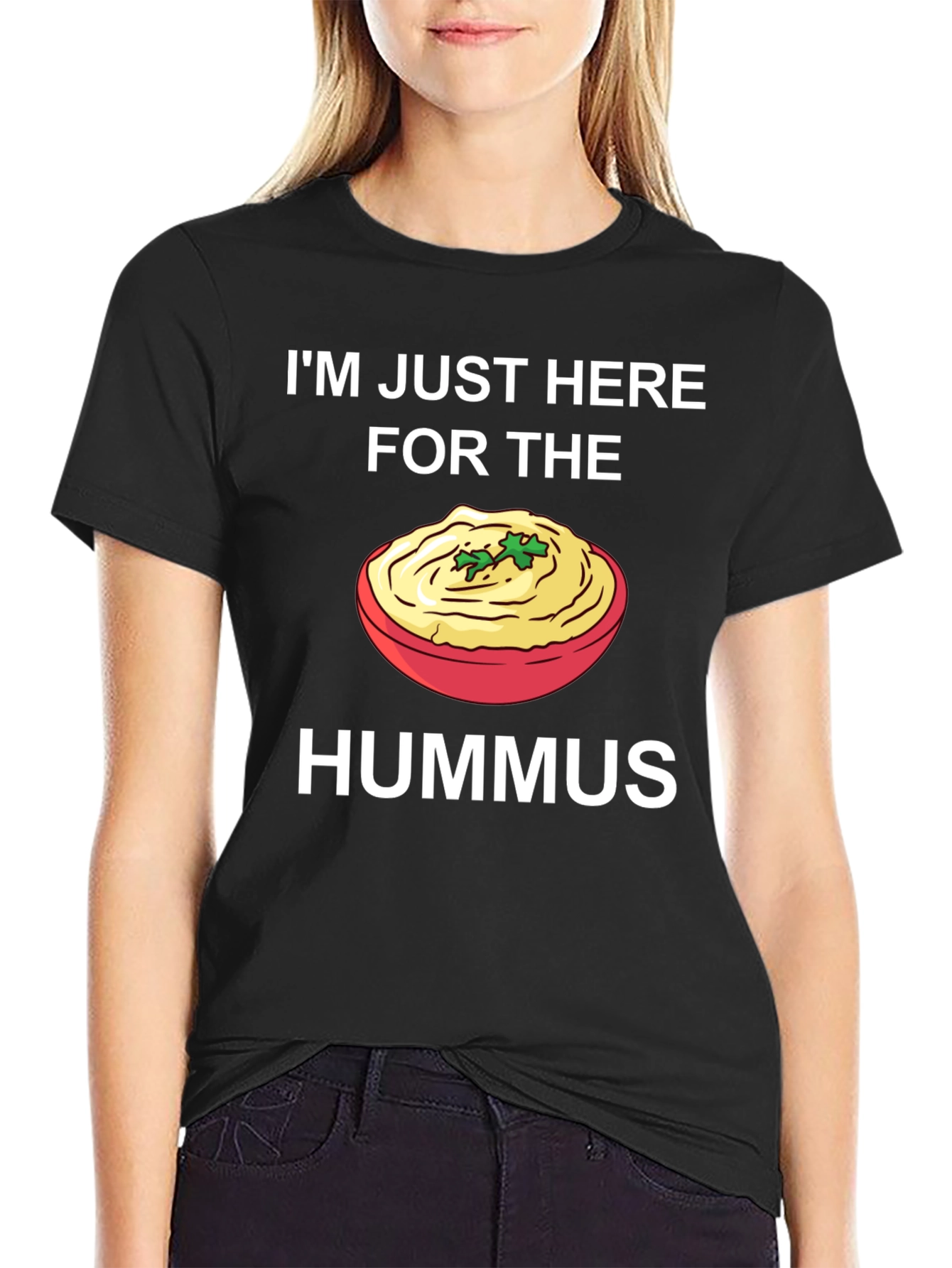 Hummus Lover T-Shirt - Funny Foodie Tee