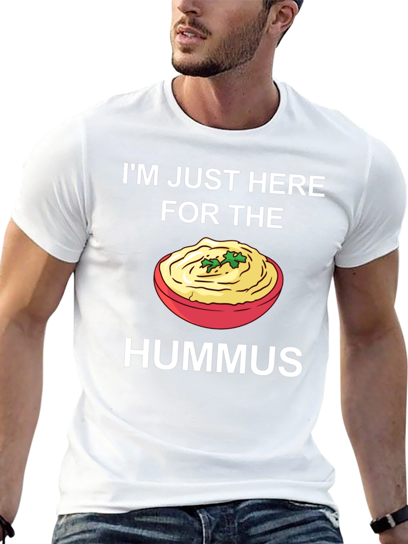 Hummus Lover T-Shirt - Funny Foodie Tee