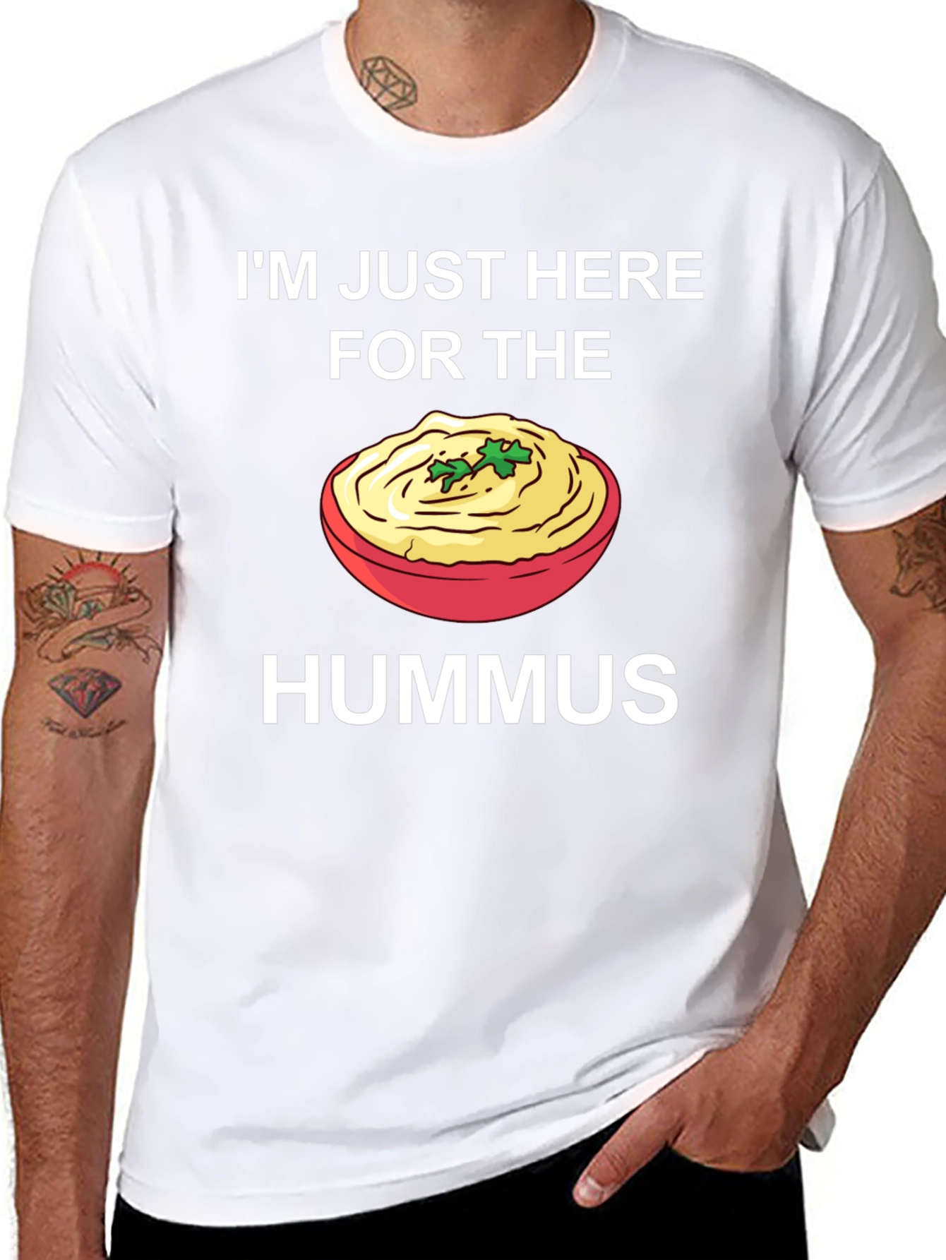 Hummus Lover T-Shirt - Funny Foodie Tee