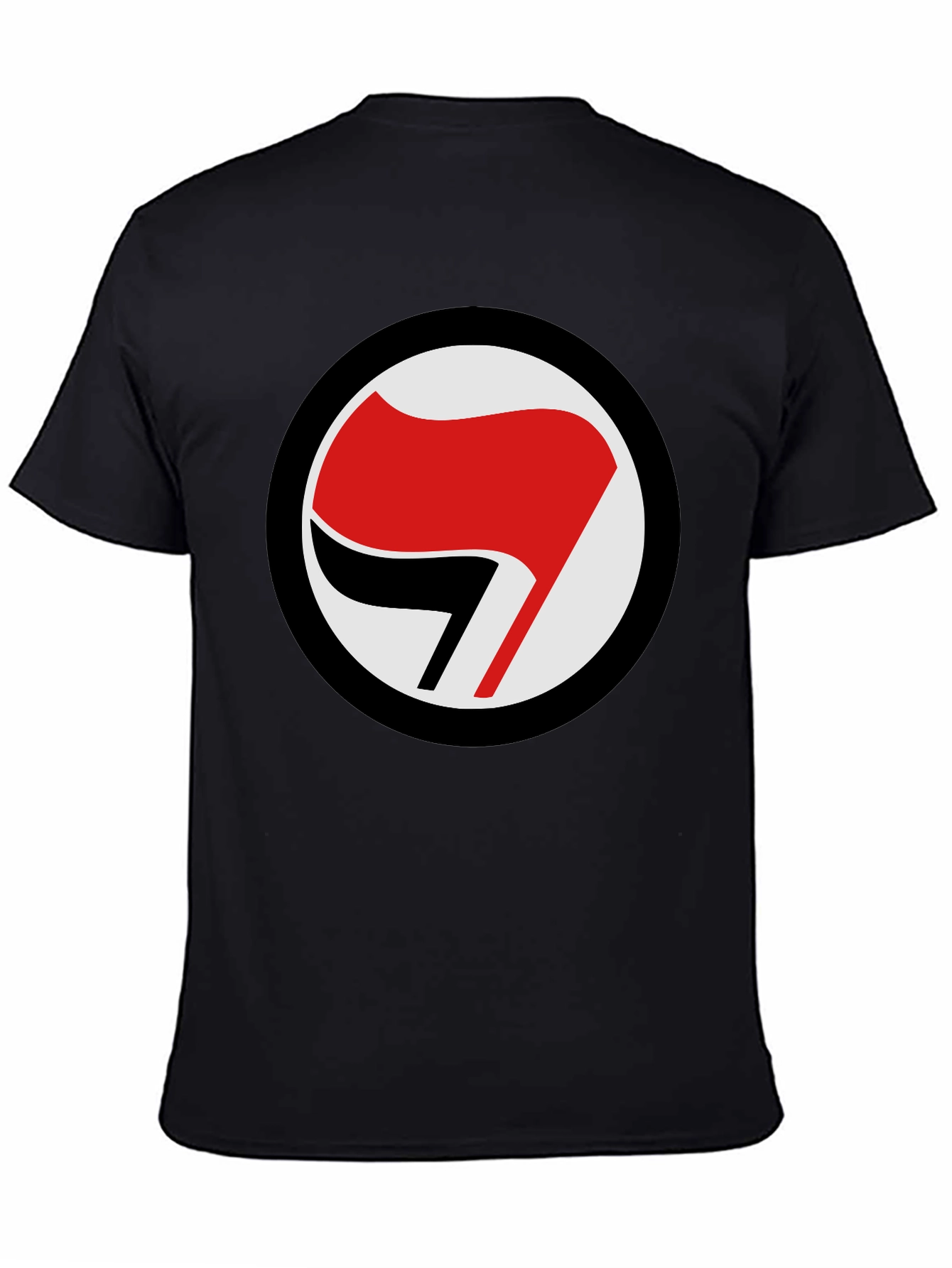 Antifascist Symbol T-Shirt - Black Tee