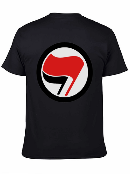 Antifascist Symbol T-Shirt - Black Tee