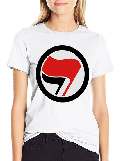 Antifascist Symbol T-Shirt - Black Tee