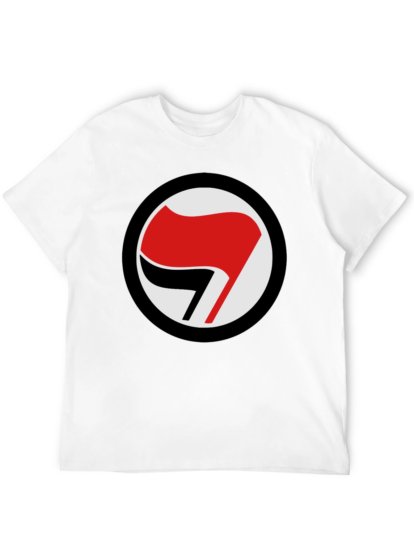 Antifascist Symbol T-Shirt - Black Tee