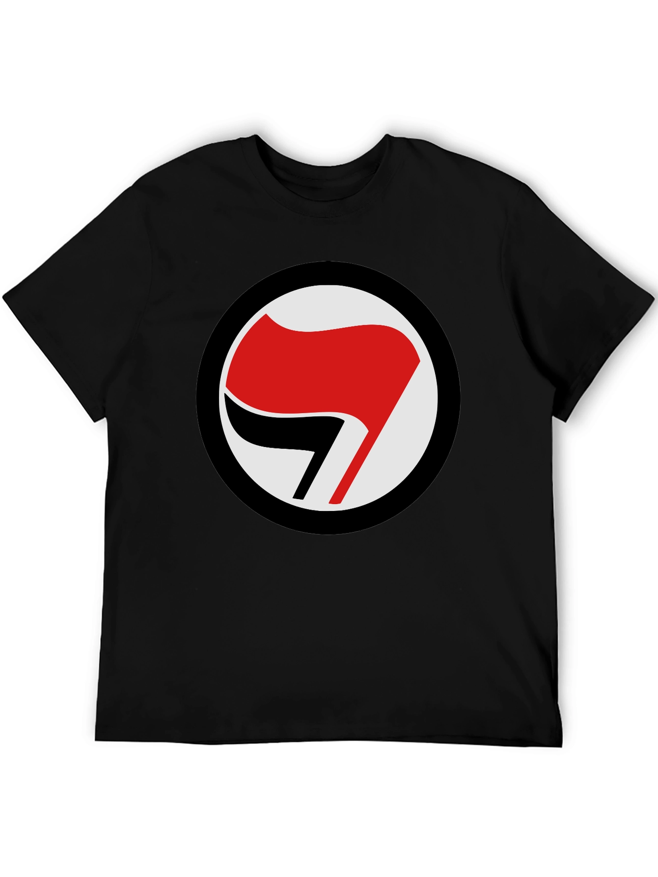 Antifascist Symbol T-Shirt - Black Tee