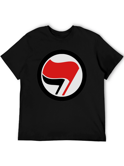 Antifascist Symbol T-Shirt - Black Tee