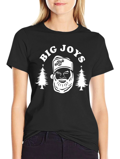 Big Joys Santa Graphic Tee - Holiday Fun