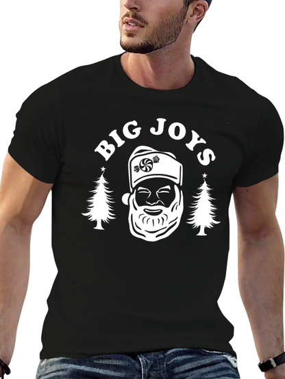 Big Joys Santa Graphic Tee - Holiday Fun