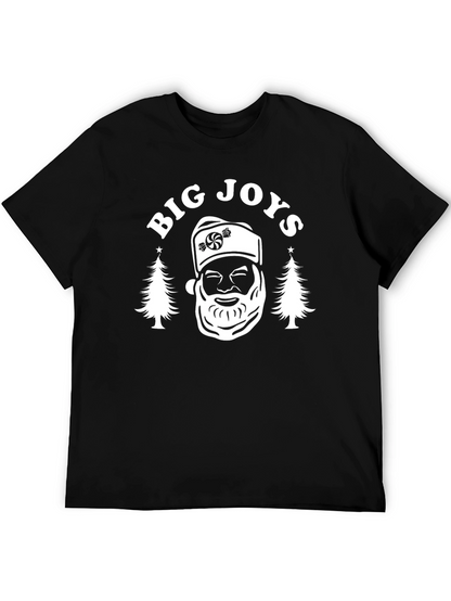 Big Joys Santa Graphic Tee - Holiday Fun