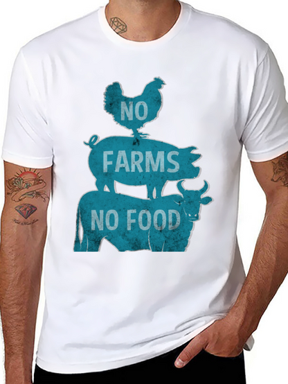 No Farms No Food Graphic Tee