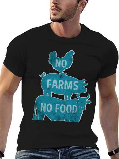 No Farms No Food Graphic Tee