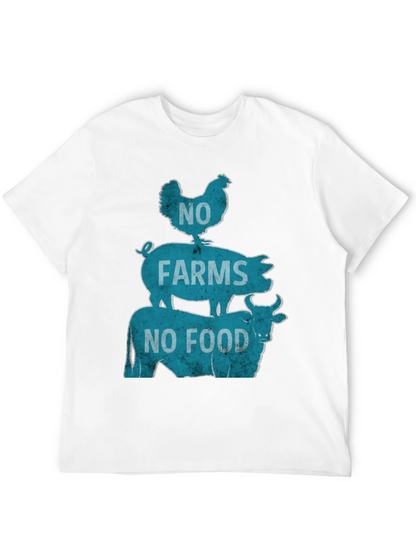 No Farms No Food Graphic Tee