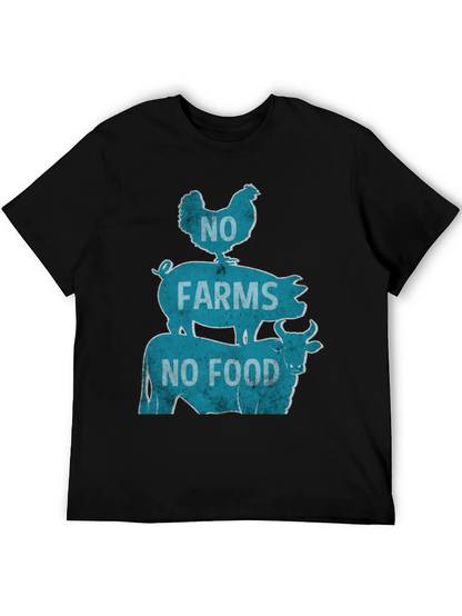 No Farms No Food Graphic Tee