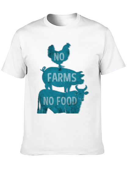 No Farms No Food Graphic Tee