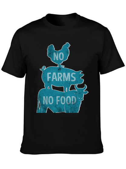 No Farms No Food Graphic Tee
