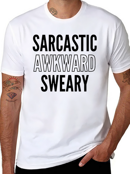 Sarcastic Awkward Sweary Graphic Tee