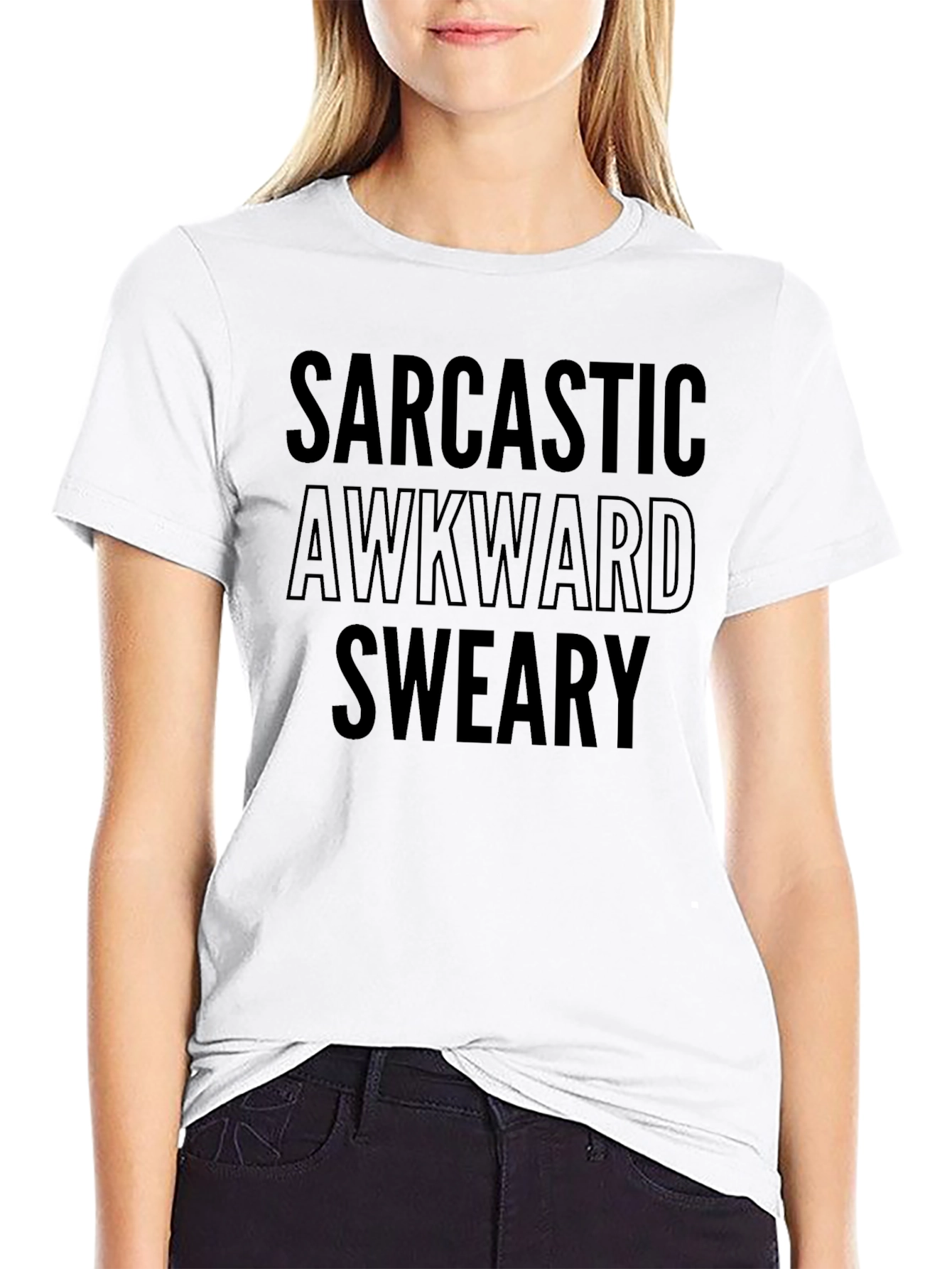 Sarcastic Awkward Sweary Graphic Tee