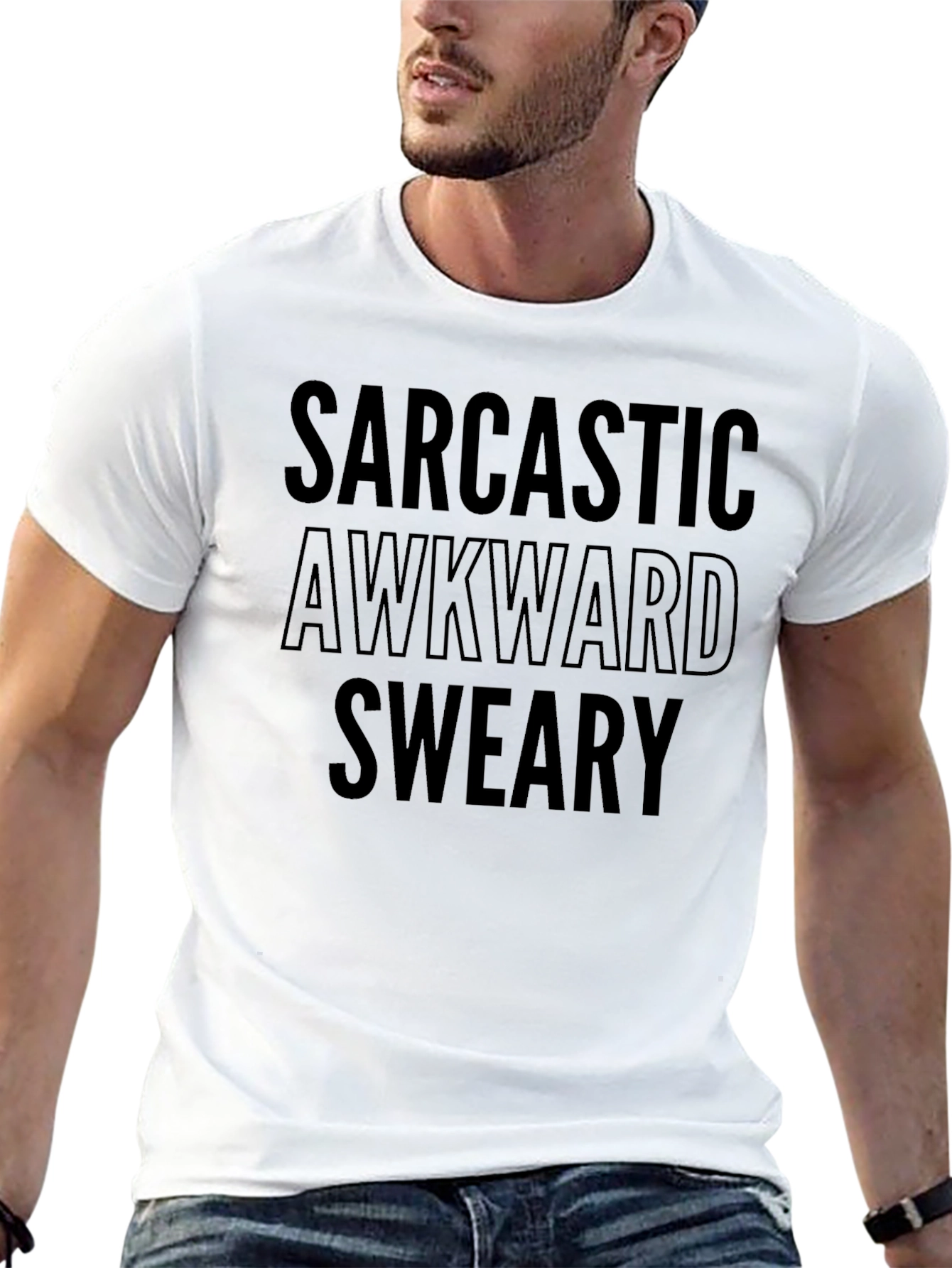 Sarcastic Awkward Sweary Graphic Tee