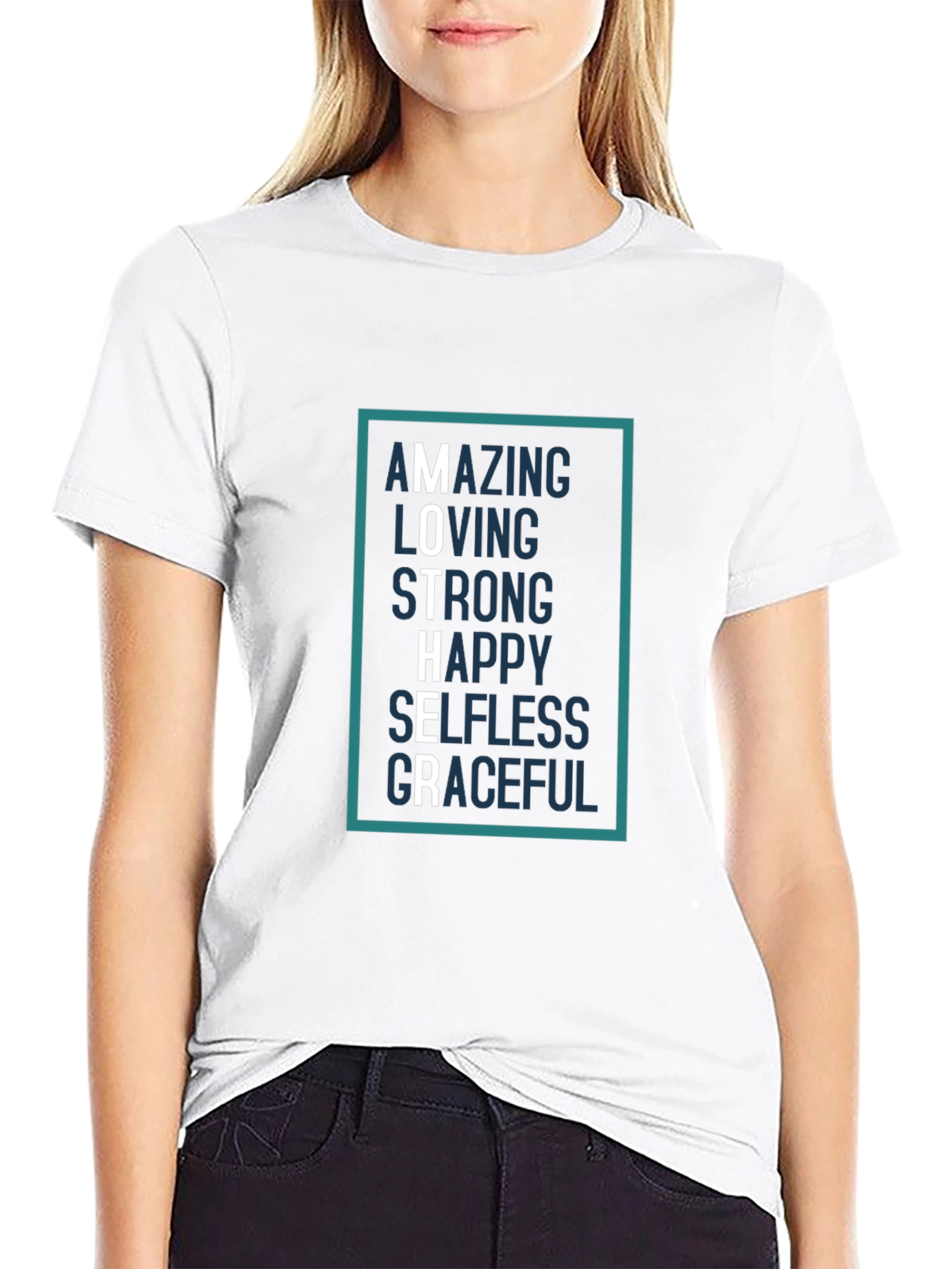 Amazing Mother Graphic Print Tee