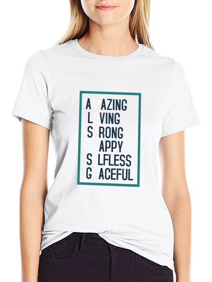 Amazing Mother Graphic Print Tee