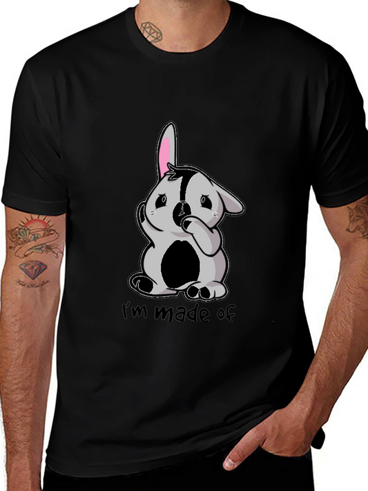 Im Made of Bunny Black T-Shirt