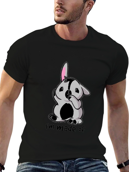 Im Made of Bunny Black T-Shirt