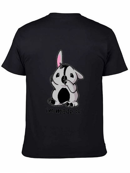 Im Made of Bunny Black T-Shirt