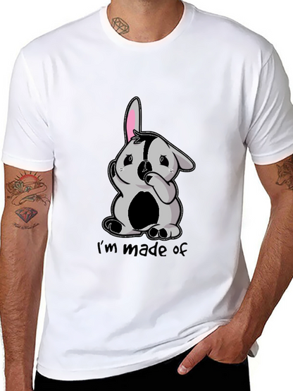 Im Made of Bunny Black T-Shirt