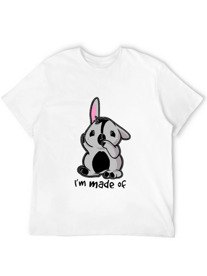 Im Made of Bunny Black T-Shirt