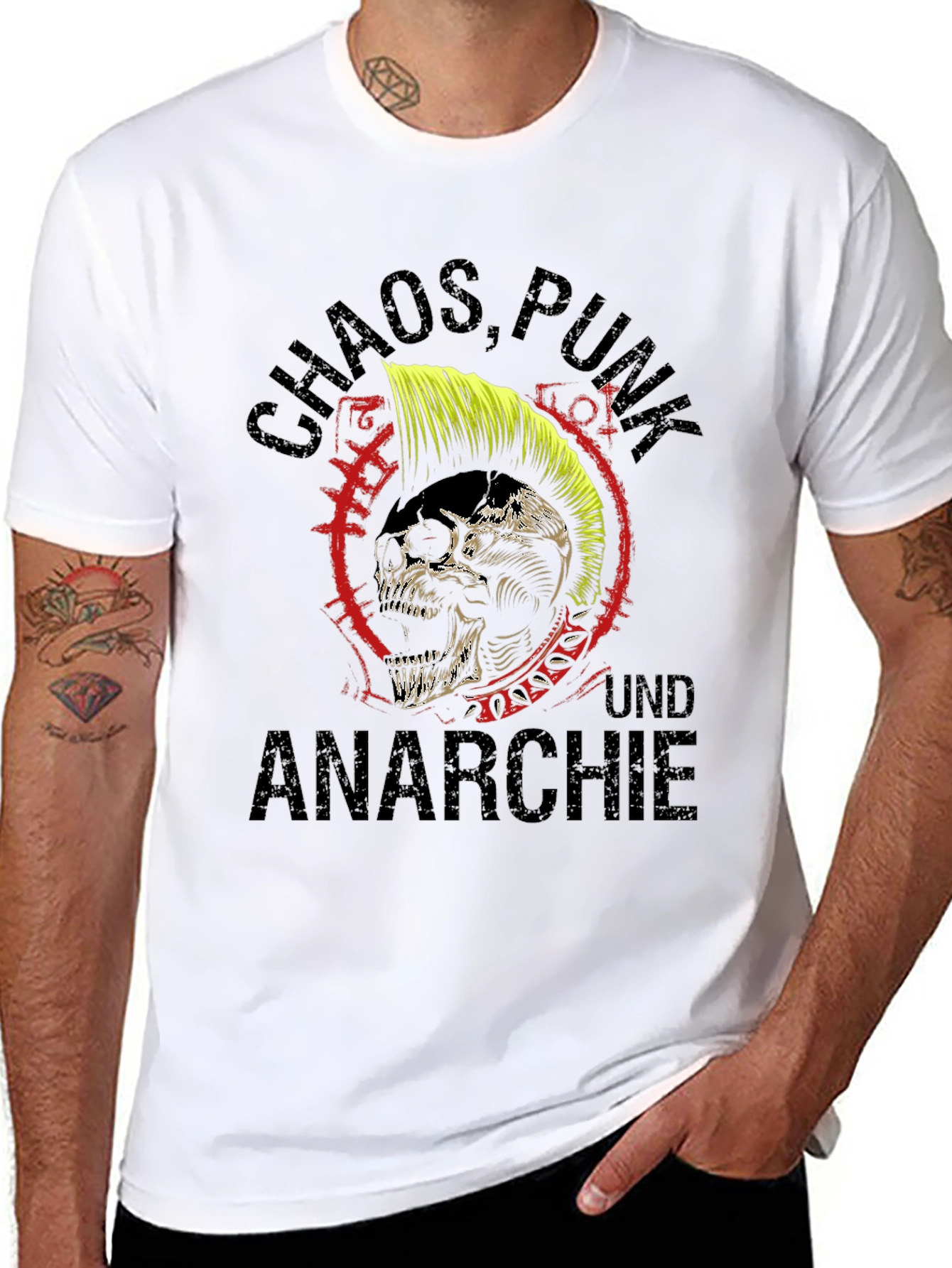 Chaos Punk Anarchie Graphic Tee