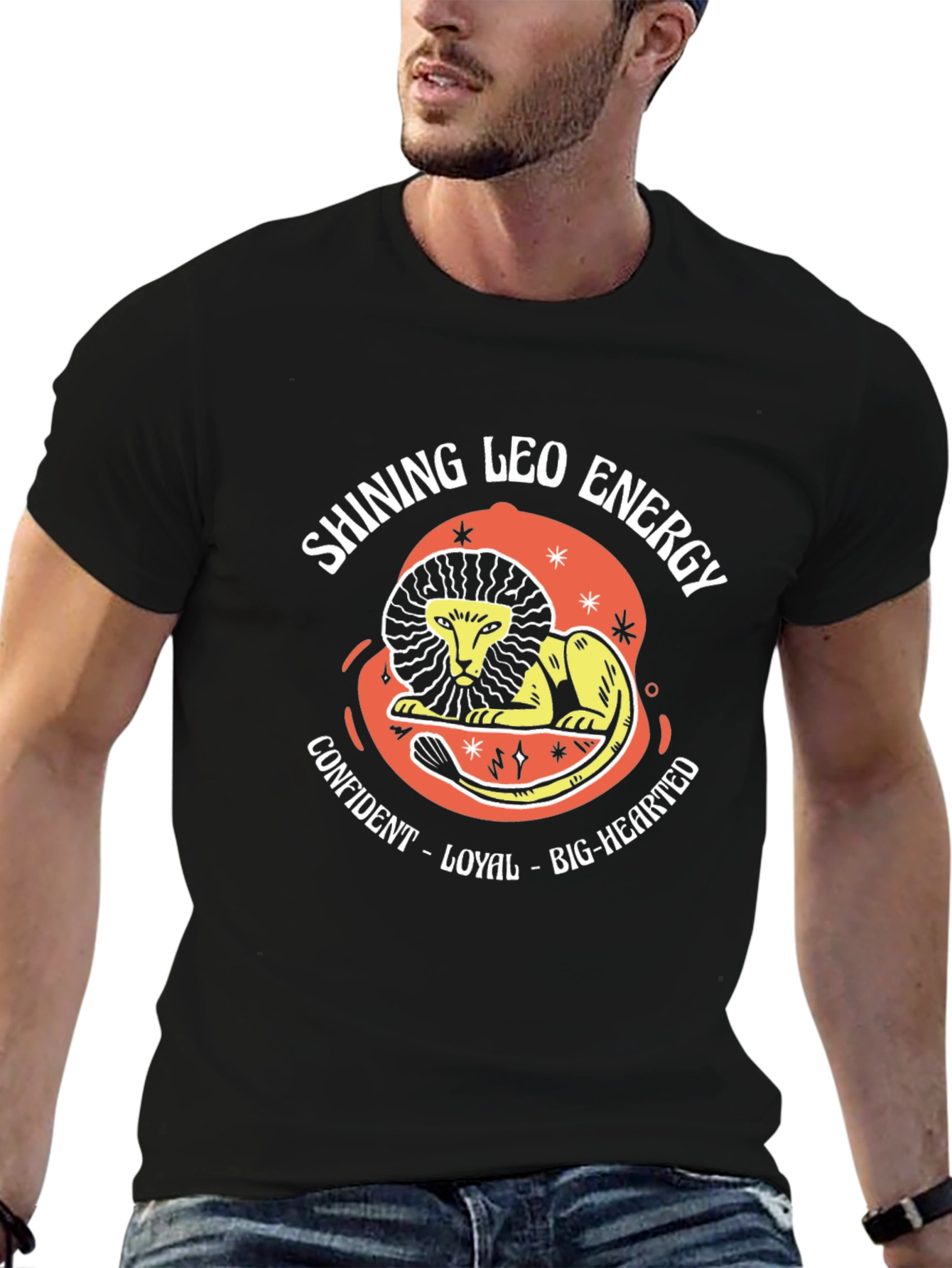 Shining Leo Energy Graphic T-Shirt