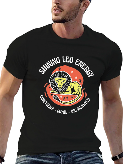 Shining Leo Energy Graphic T-Shirt
