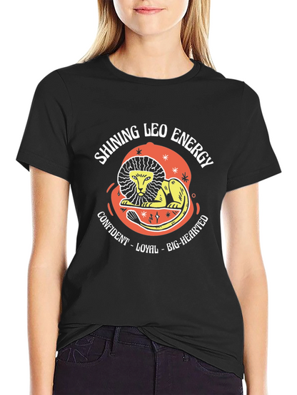 Shining Leo Energy Graphic T-Shirt