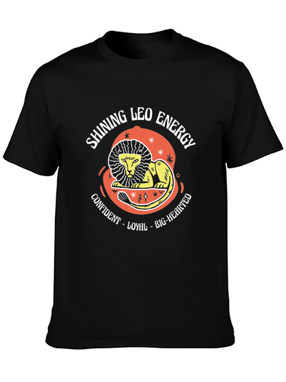 Shining Leo Energy Graphic T-Shirt