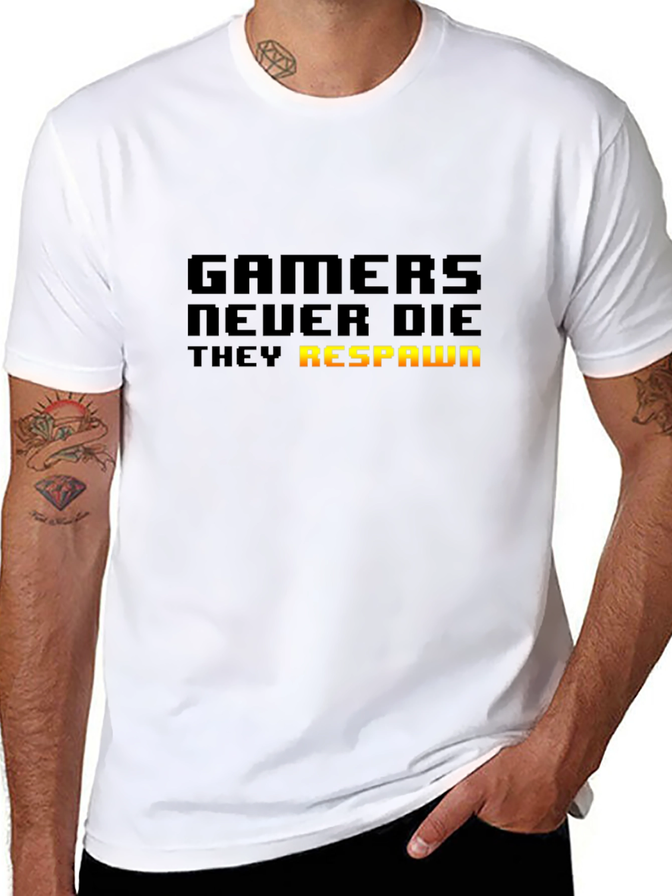 Gamers Never Die T-Shirt - They Respawn