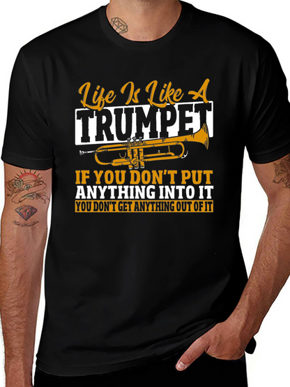 Life Is Like A Trumpet Graphic T-Shirt