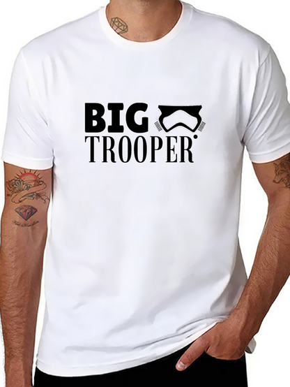 Big Trooper Graphic T-Shirt - Black