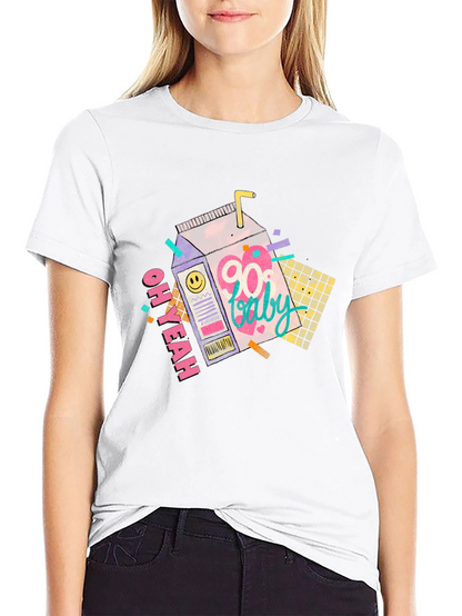 Retro 90s Baby Black T-Shirt