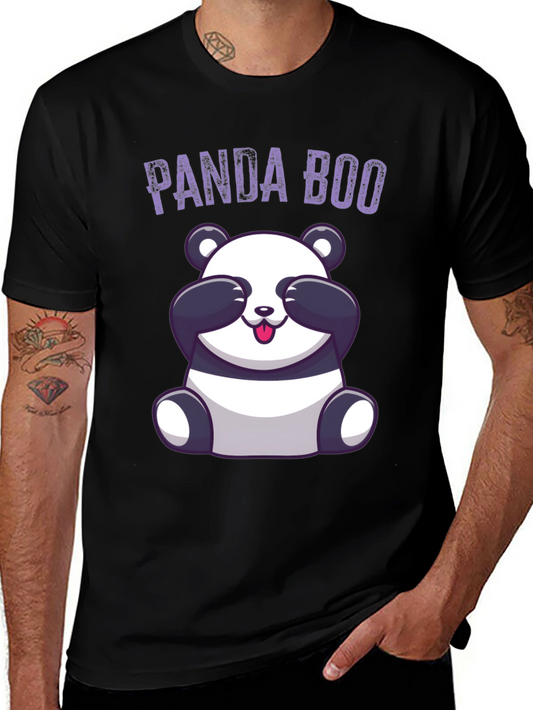 Panda Boo T-Shirt - Cute Graphic Tee for Panda Lovers