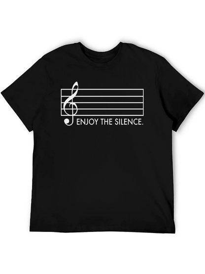 Enjoy the Silence Graphic T-Shirt - Music Lover Tee
