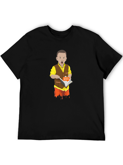 Cartoon Boy Reading T-Shirt