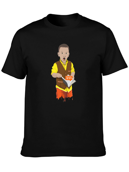 Cartoon Boy Reading T-Shirt