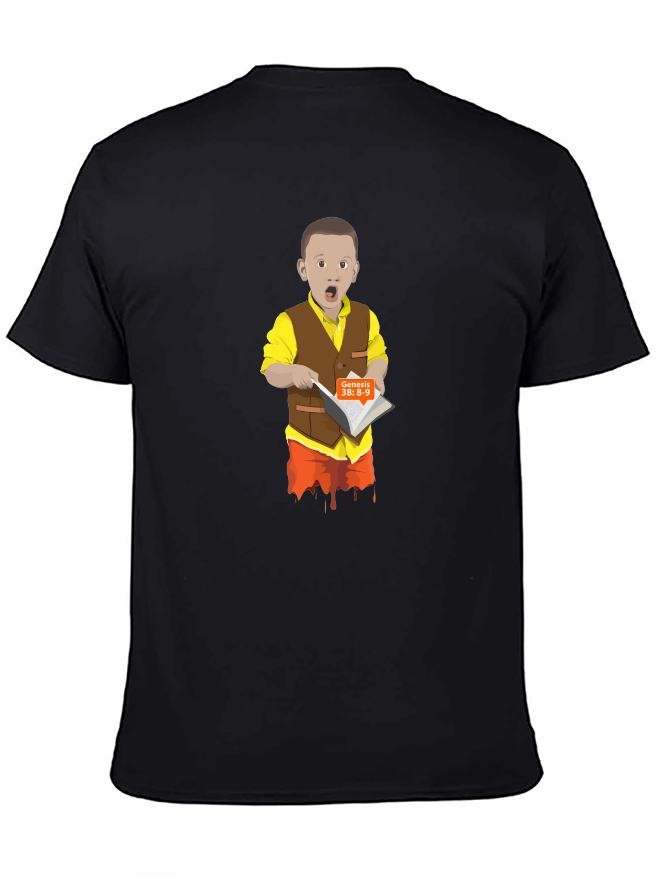 Cartoon Boy Reading T-Shirt